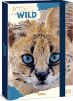 Ars Una Icons of the Wild-Serval A4 füzetbox - Mintás
