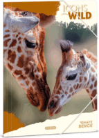 Ars Una Icons of the Wild-Giraffes A4 Gumis mappa - Mintás