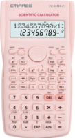 CTIFREE FC-82MS-C Elem / Napelem 10+2 digit tudományos számológép - Rózsaszín