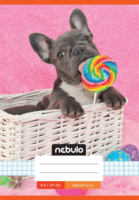 Nebulo Cuki minták II 32 lapos A5 27-32 tűzött négyzetrácsos füzet - Többféle