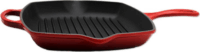 Le Creuset Signature Négyzet alakú grill serpenyő 26cm - Cseresznye piros
