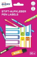 Avery RESMI30S 50 x 10 mm Öntapadós tollcimke ( 30 cimke / csomag) - Többszínű