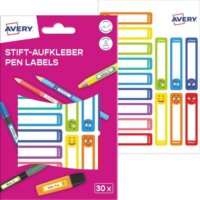 Avery RESMI30S 50 x 10 mm Öntapadós tollcimke ( 30 cimke / csomag) - Többszínű