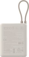 Xiaomi Mi BHR9333GL Powerbank integrált kábellel USB-A + Type-C / 10000mAh, 33W - Bézs