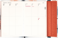 Realsystem JapanGumipántos 2026 Határidőnapló - Mintás