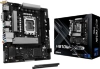 ASRock H810M-X WIFI DDR5 Intel 1851 Micro-ATX Alaplap