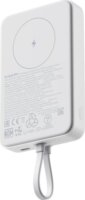 Xiaomi BHR9822GL Mágneses Powerbank integrált kábellel USB-A + Type-C / 10000mAh 33W - Fehér