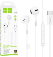 Hoco M109 Pure Joy USB-C Fülhallgató Headset - Fehér
