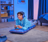 Trust 25740 GXT 718SM Rayzee Összecsukható Gamer padlófotel - Superman mintás