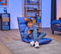 Trust 25740 GXT 718SM Rayzee Összecsukható Gamer padlófotel - Superman mintás