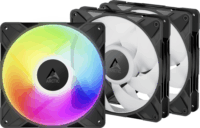 Arctic P14 Pro 140mm PWM ARGB Rendszerhűtő ventilátor 3db - Fekete