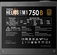 Gamdias 750W Helios M1-750B 80+ Bronze Tápegység