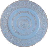 Iris 676567 Kerek Műanyag tálca 33 cm - Türkiz