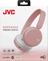 JVC HA-S36W-P-U Bluetooth Fejhallgató Headset - Rózsaszín