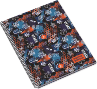 Ambar Inverse Teen 80 lapos A5 80 lap négyzetrácsos spirálfüzet - Többféle