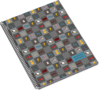 Ambar Inverse Teen 80 lapos A5 80 lap vonalas spirálfüzet - Többféle