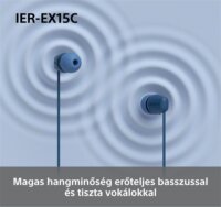 Sony IEREX15CB-CE7 USB Type-C Vezetékes Fülhallgató Headset - Fekete