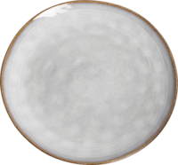 Iris kerámia tányér 21,4x2,7cm - Krém