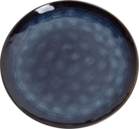 Iris kerámia tányér 21,4x2,7cm - Sötétkék