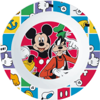 Iris Licenc Mickey műanyag Gyerek mélytányér - Mintás