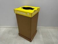 Wanapack GRN00023 50 literes Szelektív Műanyag szemetes tetővel - Sárga