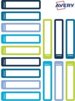 Avery RESMI30S 50 x 10 mm Öntapadós tollcimke ( 30 cimke / csomag) - Kék / Zöld