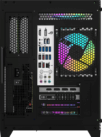 Formula Crystal Z5 Mini Torony Számítógépház + 1db 120mm ventilátor - Fekete