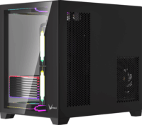 Formula Crystal Z5 Mini Torony Számítógépház + 1db 120mm ventilátor - Fekete