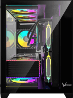 Formula Crystal Z5 Mini Torony Számítógépház + 1db 120mm ventilátor - Fekete