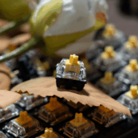 Gateron EF Silent Yellow - Halk Lineáris switch szett (10db / csomag)