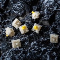 Gateron KS-3X1 Milky Yellow Pro - Lineáris switch szett (35db / csomag)