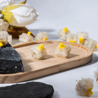 Gateron KS-3X1 Milky Yellow Pro - Lineáris switch szett (10db / csomag)