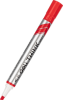 Deli 2-5 mm Tábla és flipchart marker - Piros