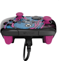 PDP 049-023-CDMP Rematch Glow Vezetékes Kontroller Gamepad (Xbox One/Series X|S/PC) - Fekete
