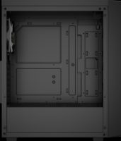 Gamdias Aura GC4 Elite ARGB Midi Torony Számítógépház + 3db 120mm ventilátor - Fekete