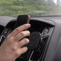 Maxlife ML744059 MXCH-16 Vezeték Nélküli Autós Tartó/Gyorstöltő 15W - Fekete