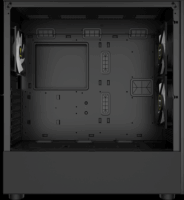 Gamdias Talos M3 Mesh Midi Torony Számítógépház + 2 x 140mm ventilátor + 1 x 120mm ventilátor - Fekete