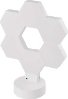 Emos GoSmart Hexagon RGBIC WiFi LED 6 részes asztali lámpa 22 cm - Fehér