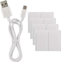 Emos GoSmart Hexagon RGBIC WiFi LED 6 részes asztali lámpa 22 cm - Fehér