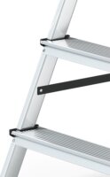 DRABEST HOME 2x4 Lépcsőfokos Összecsukható alumínium állólétra