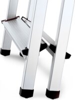 DRABEST HOME 2x3 Lépcsőfokos Összecsukható alumínium állólétra