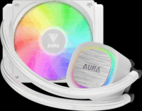 Gamdias Aura GL120 V2 Performance PWM ARGB Univerzális CPU vízhűtés - Fehér