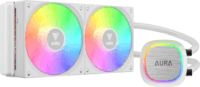 Gamdias Aura GL240 V2 Performance PWM ARGB Univerzális CPU vízhűtés - Fehér