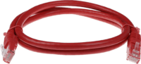 ACT U/UTP CAT6A RJ45 Patch kábel 2m - Piros