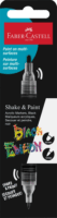 Faber-Castell Shake&Paint 1-2 mm Kétvégű akrilfilctoll - Fekete