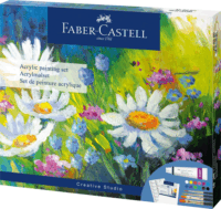 Faber-Castell Creative Studio Akrillfesték készlet - Vegyes színek (18 db / csomag)