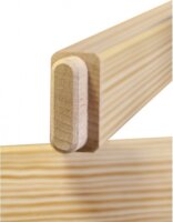 DRABEST STANDARD 2x5 Lépcsőfokos Összecsukható fa állólétra