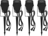 Emos GoSmart WiFi RGBIC Kültéri LED spotlámpa Kezdő készlet 4 darab - Fekete