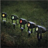 Emos GoSmart WiFi RGBIC Kültéri LED spotlámpa Kezdő készlet 4 darab - Fekete