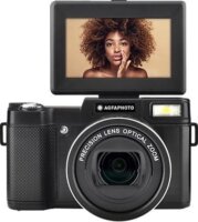 Agfaphoto Realishot VLG4KOPT Vlogger fényképezőgép 24Mpx / 4K Ultra HD - Fekete